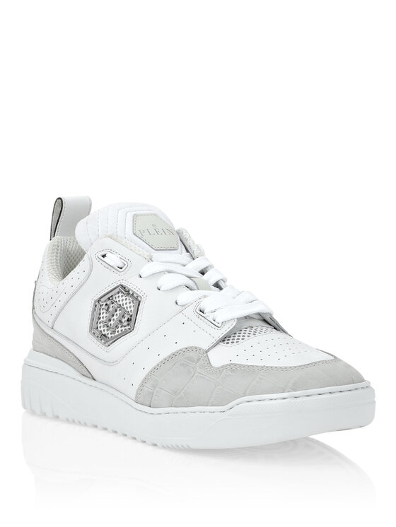 PHILIPP PLEIN PHILIPP PLEIN Sneakersy 9601 Biela