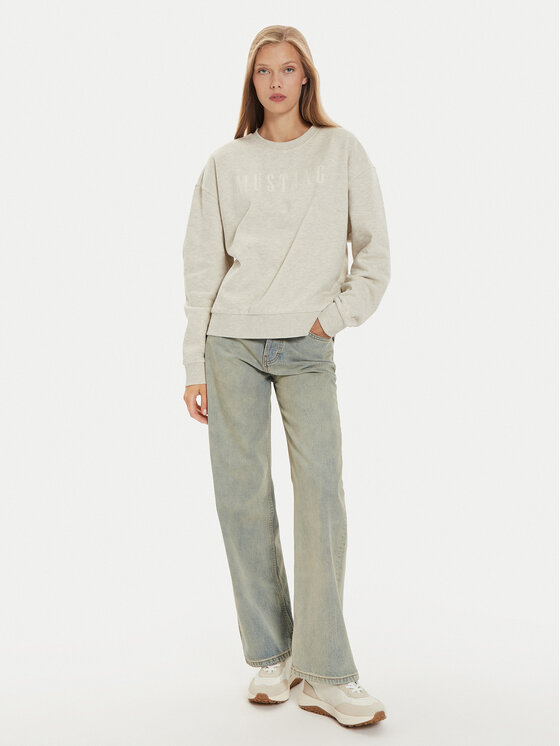 Mustang Mustang Sweatshirt Lindsey 1015262 Grau Regular Fit