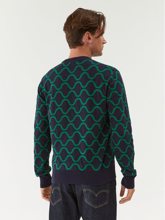 United Colors Of Benetton United Colors Of Benetton Džemper 1094K104X Tamnoplava Regular Fit