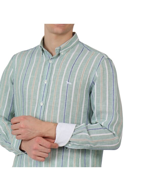 Harmont & Blaine Harmont & Blaine Camicia CRN011013135M Verde Regular Fit