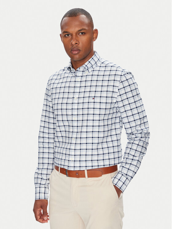 Tommy Hilfiger Tommy Hilfiger Košile Heritage Oxford MW0MW39461 Modrá Regular Fit