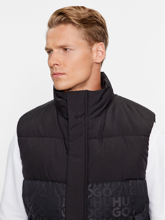 HUGO Hugo Жилет Baltino 50496234 Чорний Regular Fit