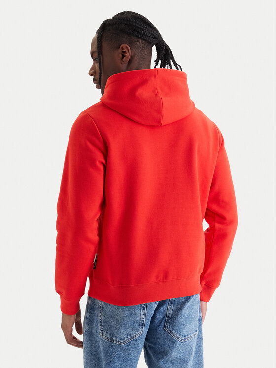 Jack & Jones Jack & Jones Mikina Club 12290001 Červená Relaxed Fit