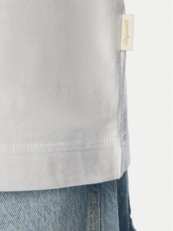Jack & Jones Jack & Jones T-Shirt Norrebro Photo 12291022 Bílá Regular Fit