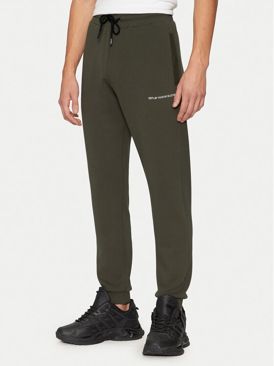 REPLAY REPLAY Melegítő alsó M9008 .000.23655 Sötétzöld Regular Fit