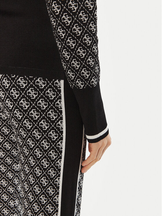 Guess Guess Megztinis W3BR81 Z37K0 Juoda Slim Fit