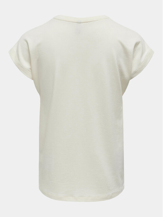 Kids ONLY Kids ONLY T-Shirt Brenda 15319458 Biały Regular Fit