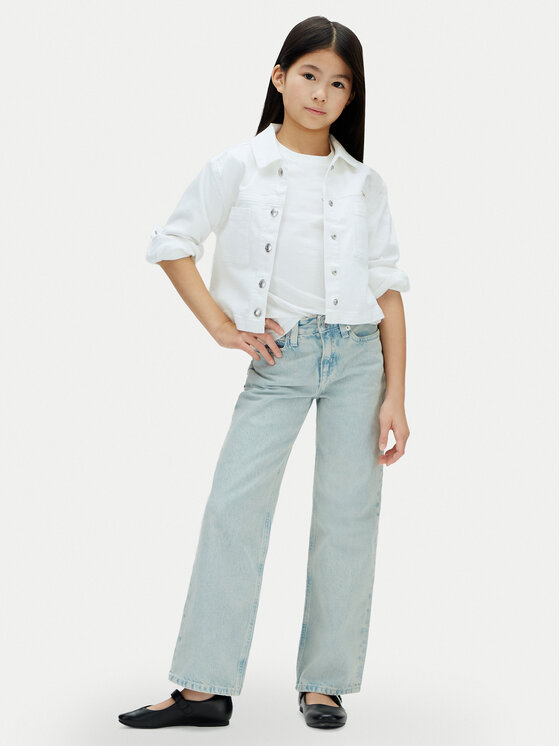 Calvin Klein Jeans Calvin Klein Jeans Póló LV1CKSJA31 Fehér Regular Fit