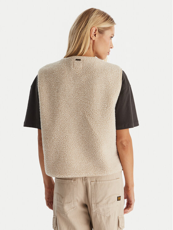 Billabong Billabong Brezrokavnik Be Happy Vest EBJPF00118 Écru Regular Fit