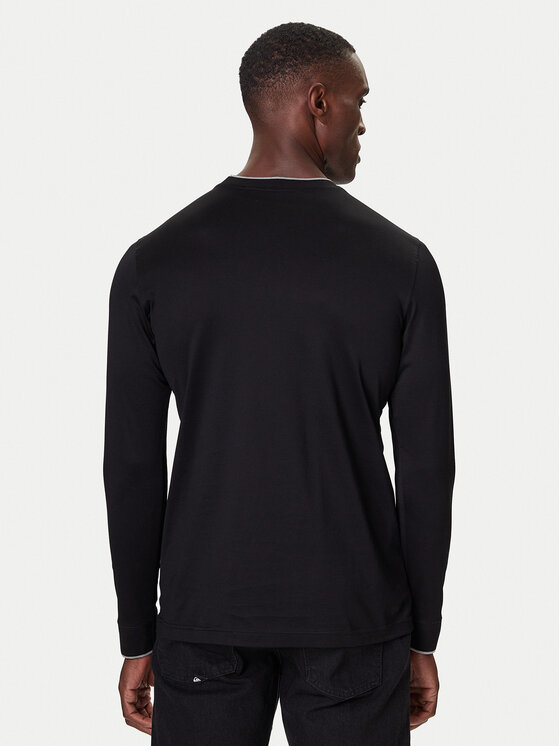 KARL LAGERFELD KARL LAGERFELD Hosszú ujjú 755001 554200 Fekete Regular Fit