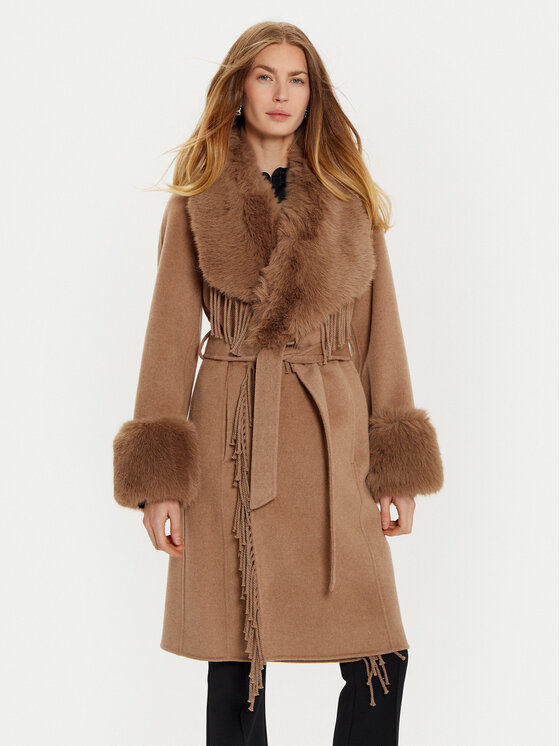 Női Gyapjú kabát Marciano Guess, Méret: 42, Barna, 4BGL10 7125A