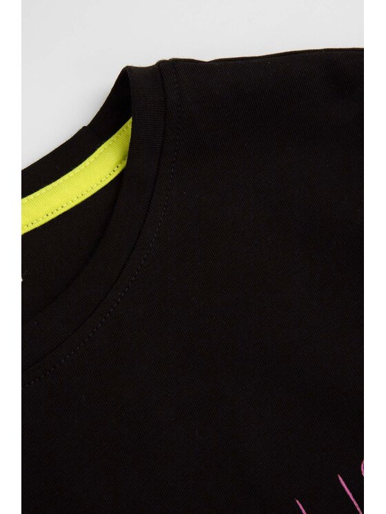 Coccodrillo Coccodrillo Tričko WC5143213LGD-021 Čierna Regular Fit