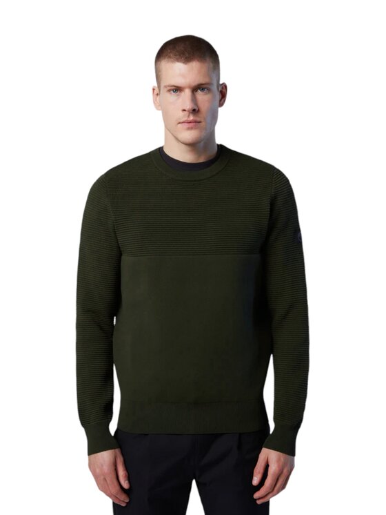 North Sails North Sails Maglione q-roa-34127 Verde Regular Fit