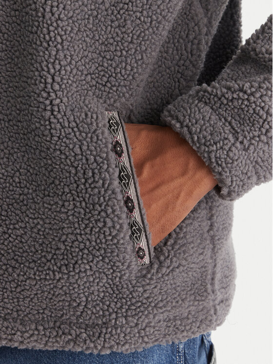 Billabong Billabong Флісовий реглан Boundary Tombstone EBYFT00158 Сірий Regular Fit