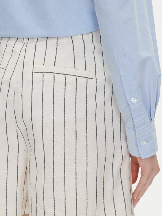 Pepe Jeans Pepe Jeans Kratke hlače iz tkanine Henar PL801163 Bež Loose Fit