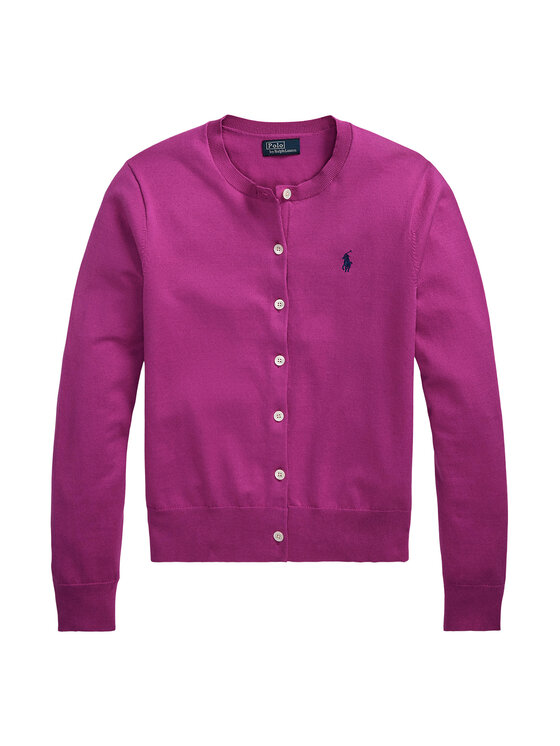 Polo Ralph Lauren Polo Ralph Lauren Pletena jopica 211971871010 Vijolična Slim Fit
