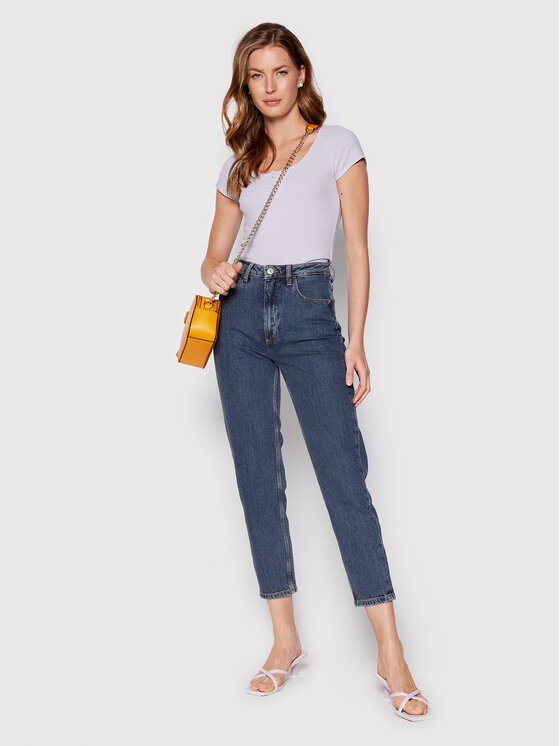 Guess Guess Джинси W2YA21 D4NH5 Голубий Mom Fit