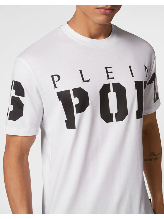 Plein Sport Plein Sport T-Shirt 1085 Biały Regular Fit