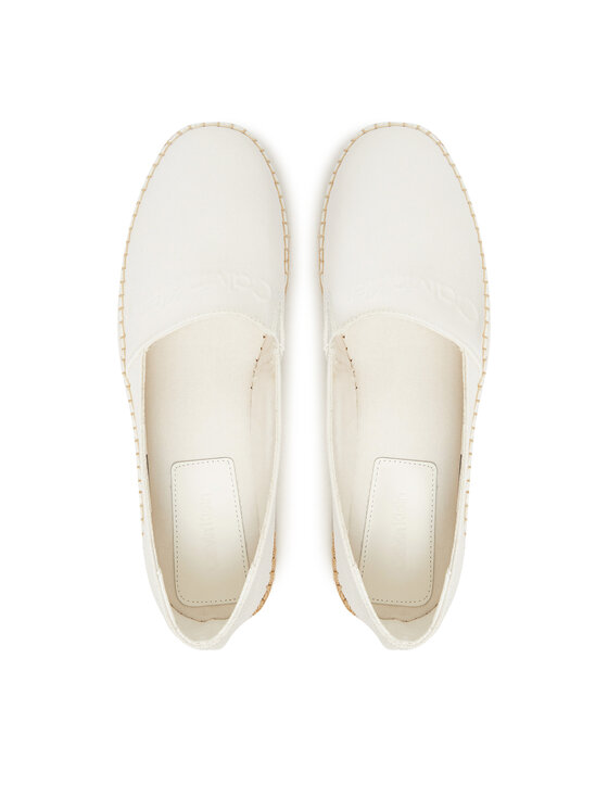 Calvin Klein Calvin Klein Еспадрильї Espadrille Cv Logo HM0HM01808 Білий