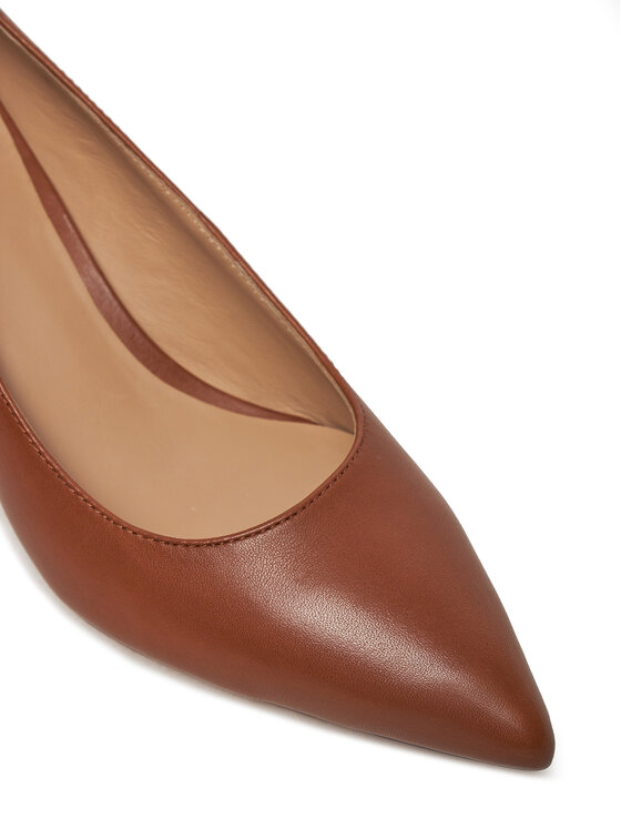 LAUREN RALPH LAUREN LAUREN RALPH LAUREN Čevlji z visoko peto 802940572002 Rjava