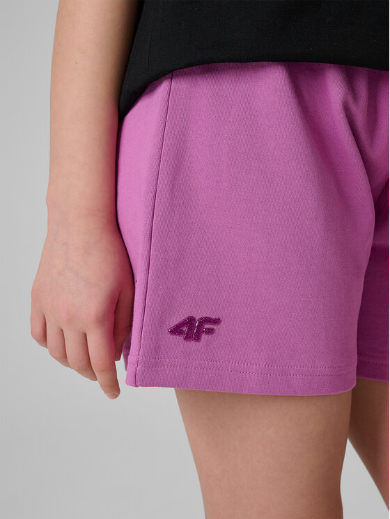 4F 4F Szorty sportowe JELLIFICATION Fioletowy Regular Fit