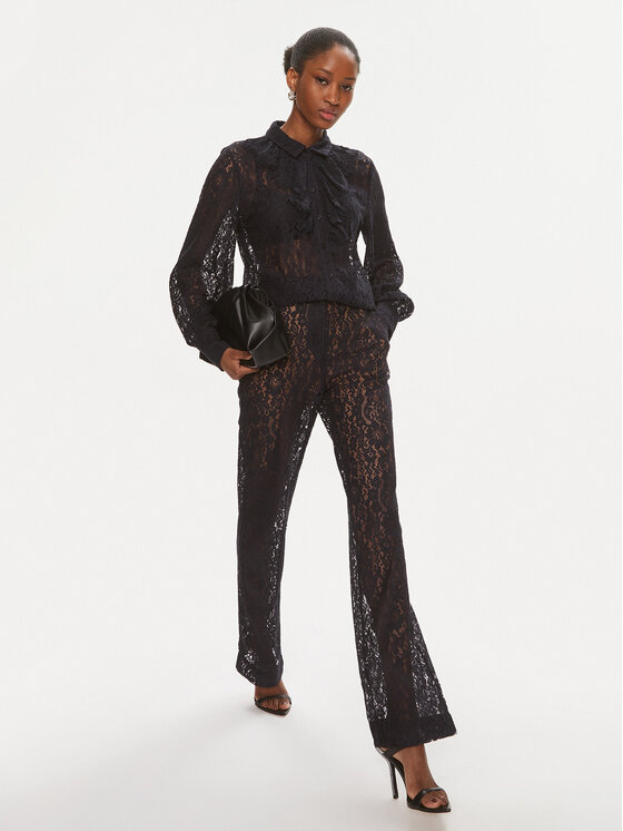 Bruuns Bazaar Bruuns Bazaar Штани з тканини Winnia BBW3779 Cиній Regular Fit