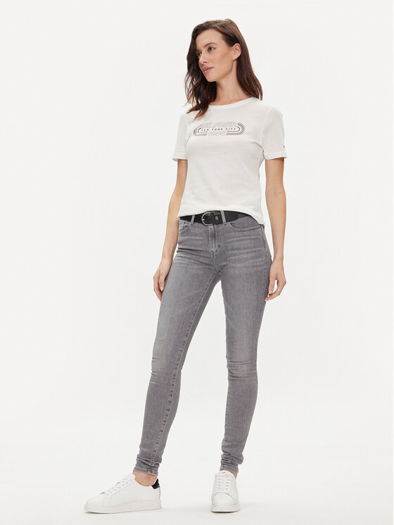 Tommy Hilfiger Tommy Hilfiger Traperice Como WW0WW41302 Siva Skinny Fit