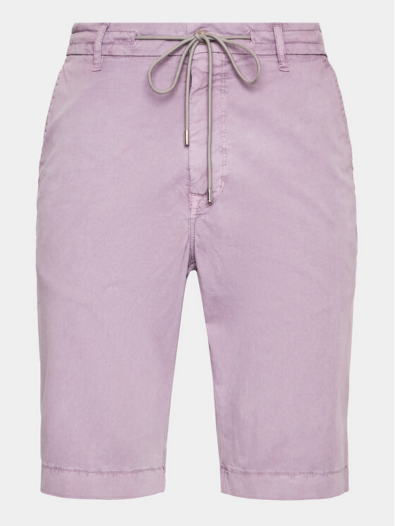 Baldessarini Baldessarini Шорти з тканини B1 16946/000/2402 Фіолетовий Regular Fit