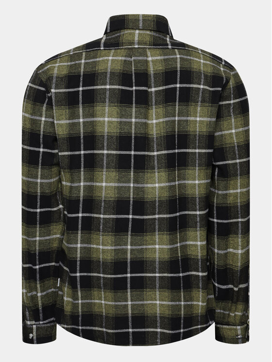 Lindbergh Lindbergh Marškiniai 30-203224 Žalia Slim Fit