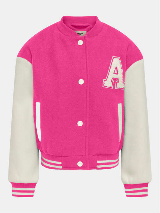 Kids ONLY Geacă bomber Silja 15310959 Roz Regular Fit