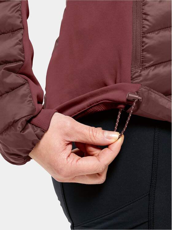 Jack Wolfskin Jack Wolfskin Outdoor jakna Routeburn Pro Ins Jkt 1207192 Tamnocrvena Regular Fit