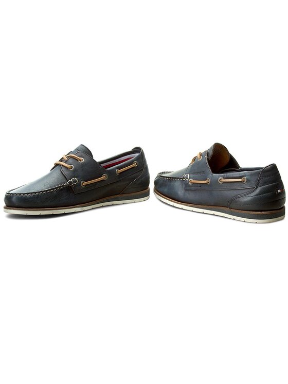Tommy Hilfiger Tommy Hilfiger Mokasyny Coast 1A FM0FM00245 Granatowy
