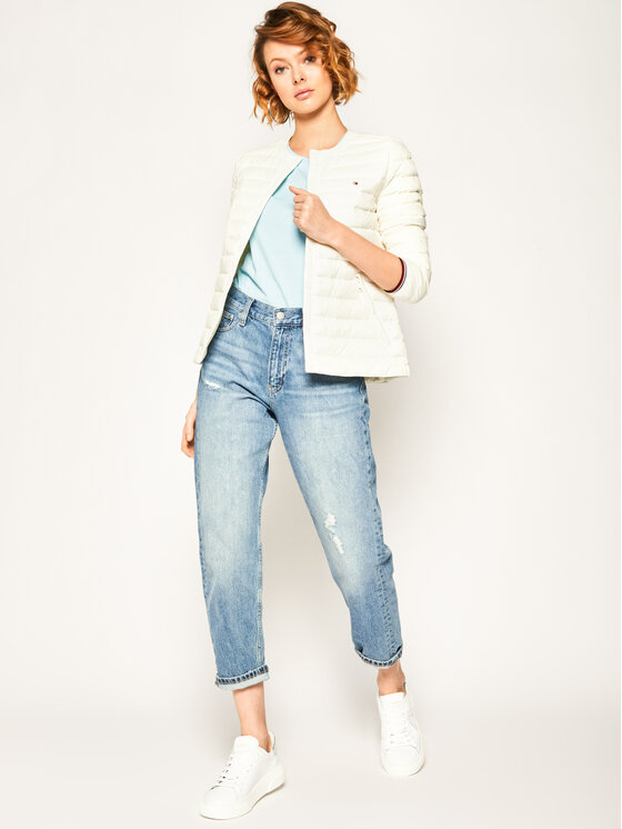 Tommy Hilfiger Kurtka przej ciowa Bella Lw Down Collarless Jkt