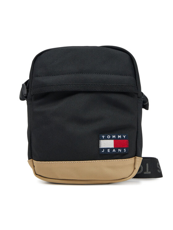 Tommy Jeans Tommy Jeans Плоска сумка Tjm Ess Daily Squared Reporter AM0AM13265 Чорний