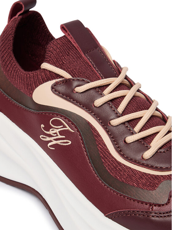 Tommy Hilfiger Tommy Hilfiger Sneakers TH Wave Runner FW0FW09484 Dunkelrot