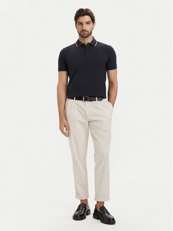 BOSS BOSS Polo Pl Goc Birdie Paule 50559365 Blu scuro Slim Fit