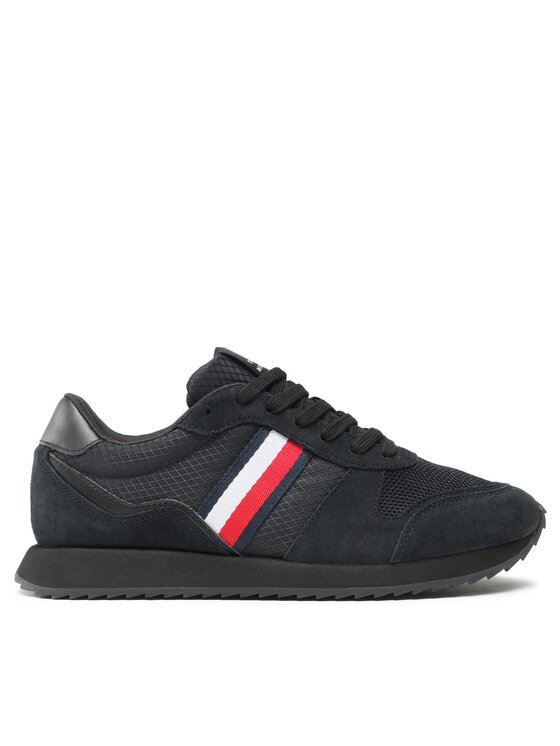 Tommy Hilfiger Tommy Hilfiger Сникърси Runner Evo Mix FM0FM04699 Черен