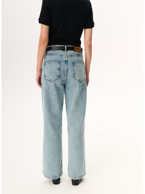 LEBRAND LEBRAND Jeansy Brie Niebieski Boyfriend Fit