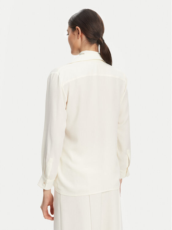 Marella Marella Marškiniai Cabiria 2523116071 Balta Regular Fit