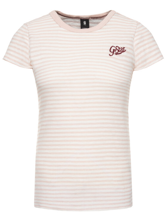 G-Star Raw G-Star Raw T-Shirt D14712-9024-A676 Růžová Regular Fit