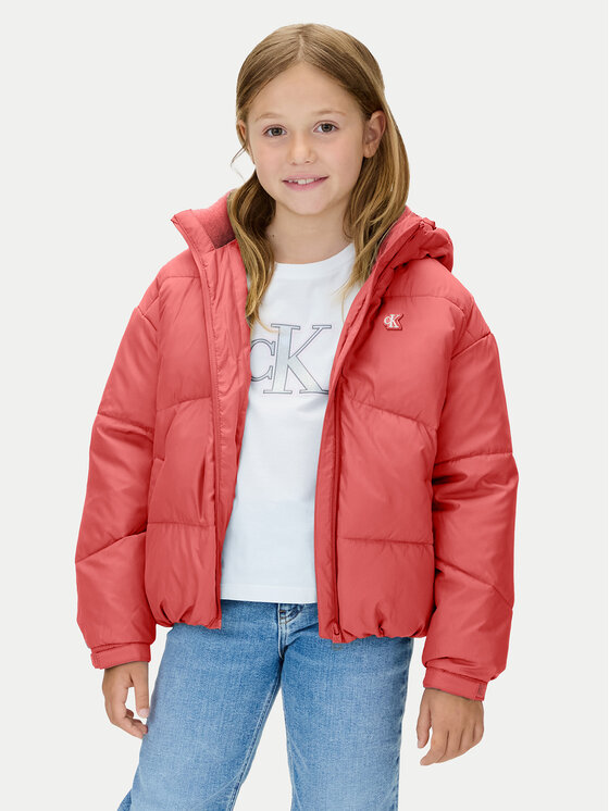 Calvin Klein Jeans Kurtka zimowa IG0IG02056 Różowy Regular Fit