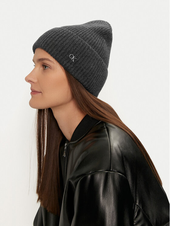 Calvin Klein Calvin Klein Cepure Chunky K60K612873 Pelēks