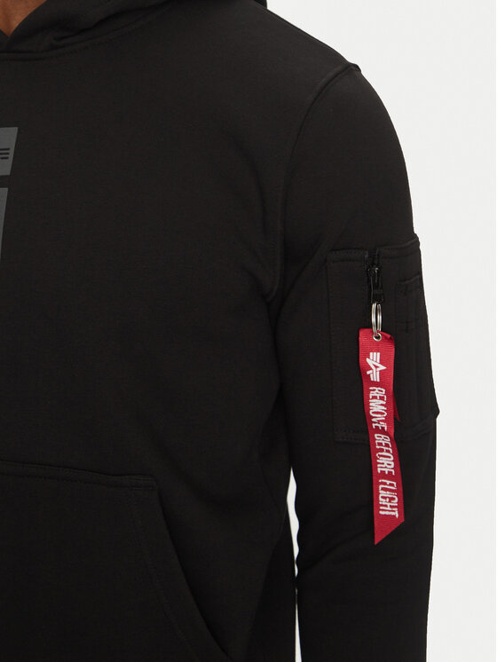 Alpha Industries Alpha Industries Μπλούζα Puff Print 146338 Μαύρο Regular Fit