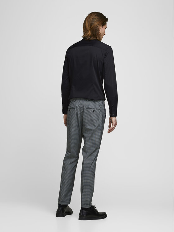 Jack&Jones Jack&Jones Krekls Parma 12097662 Melns Super Slim Fit
