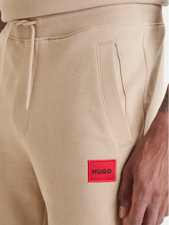 HUGO HUGO Spodnie dresowe Doak212 50447963 Beżowy Regular Fit