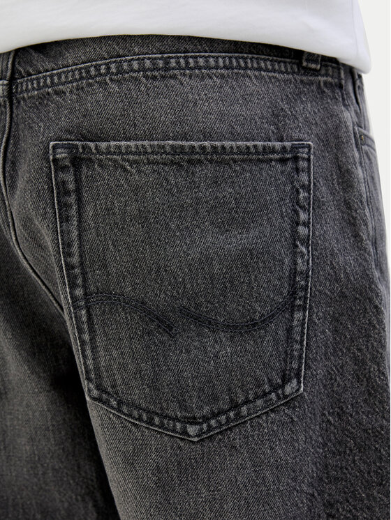 Jack&Jones Jack&Jones Szorty jeansowe 12269533 Czarny Loose Fit