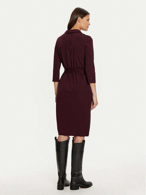 Tatuum Tatuum Повсякденна сукня Cole T2422.201B Бордовий Regular Fit