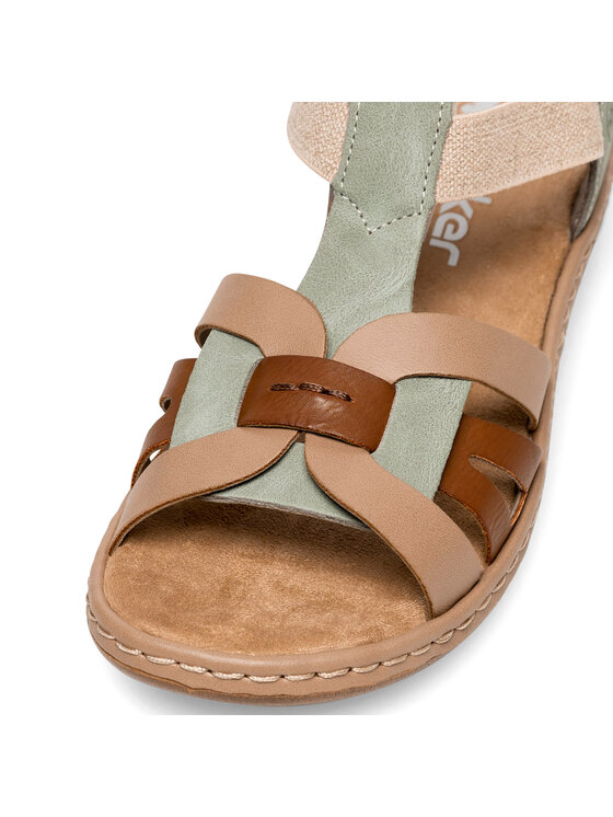 Rieker Rieker Sandali 65918-52 Zelena
