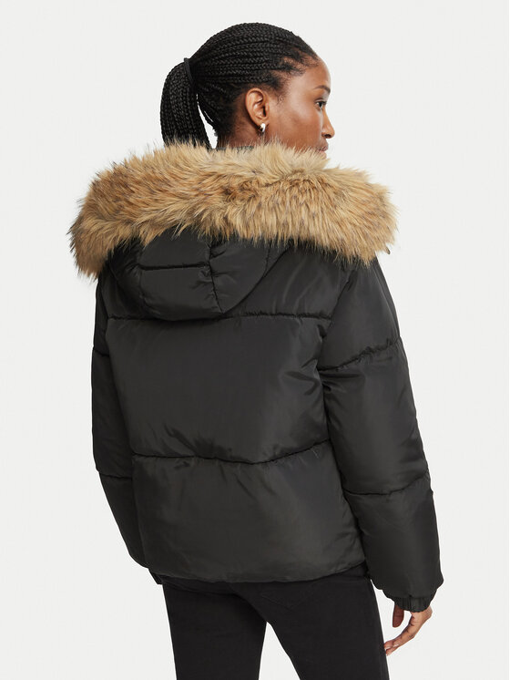 Fracomina Fracomina Giubbotto invernale FP26WC3006O45801 Nero Slim Fit