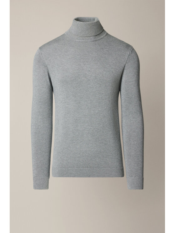 Lancerto Lancerto Sweter Sigmar SW073225000083 Szary Regular Fit